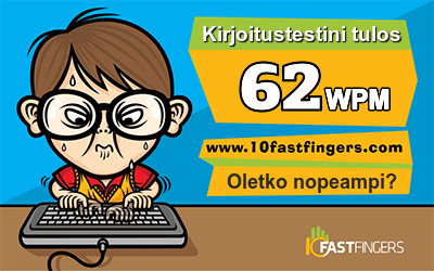 60wpm on second try after little very little active training.